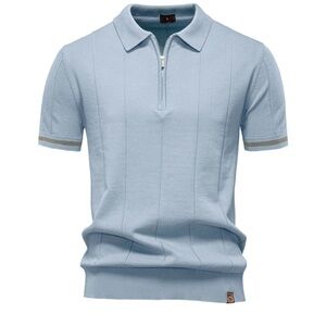 Classic Light Blue Polo Shirt